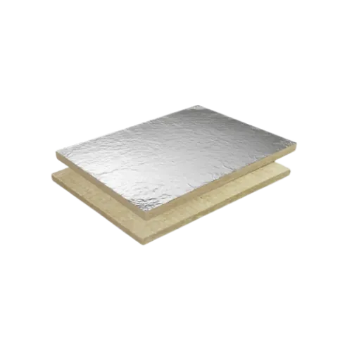 Panel de Lana de Roca con Papel Foil de Aluminio
